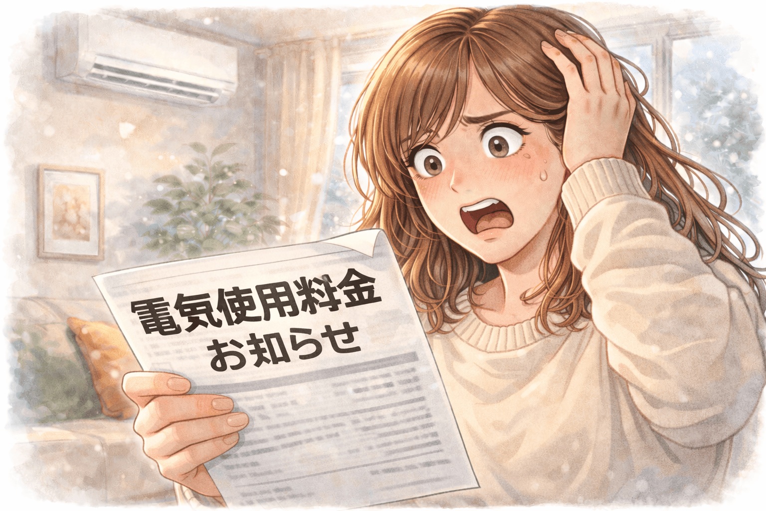 冬の電気代、なぜこんなに高い？1月に知っておきたい原因と現実的な対策